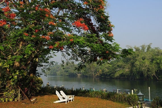 Many of the country’s early logging camps edged the Belize River.