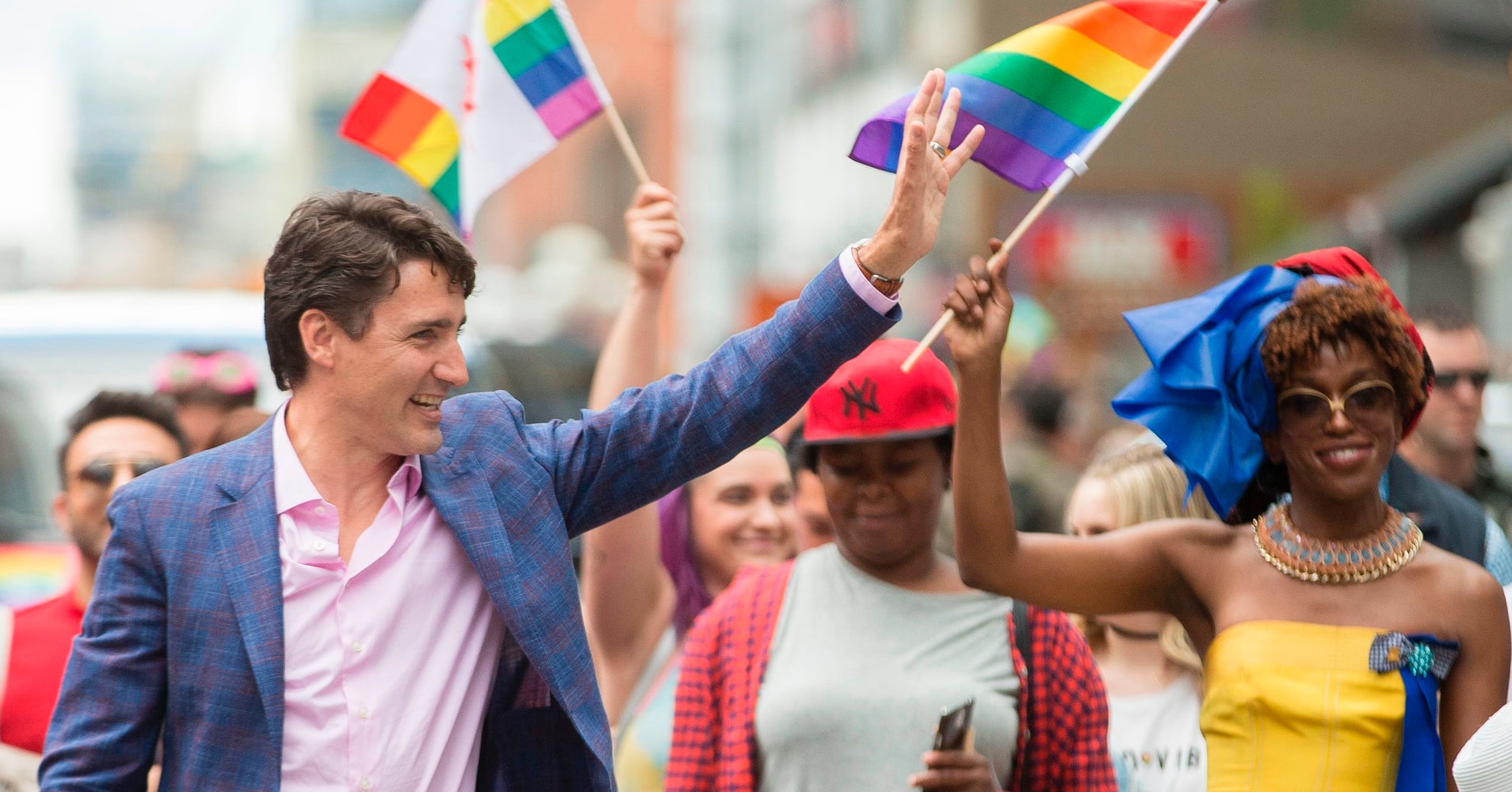 Justin Trudeau's Pride Socks Have A Not-So-Hidden Message 