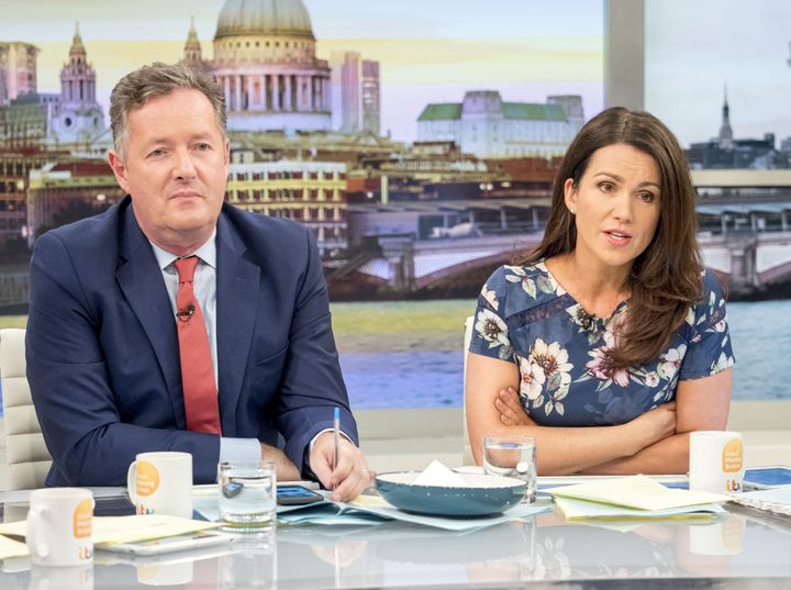 Piers Morgan and Susanna Reid on 'Good Morning Britain'