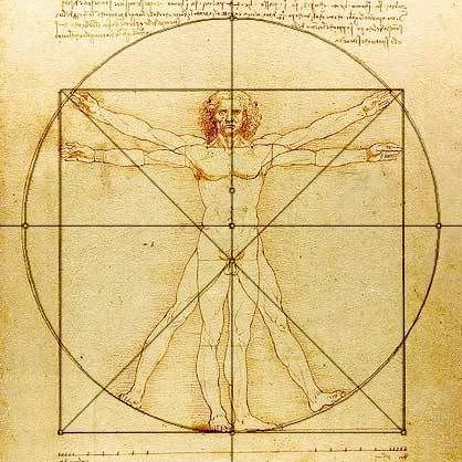 Vitruvian Man, by Leonardo da Vinci