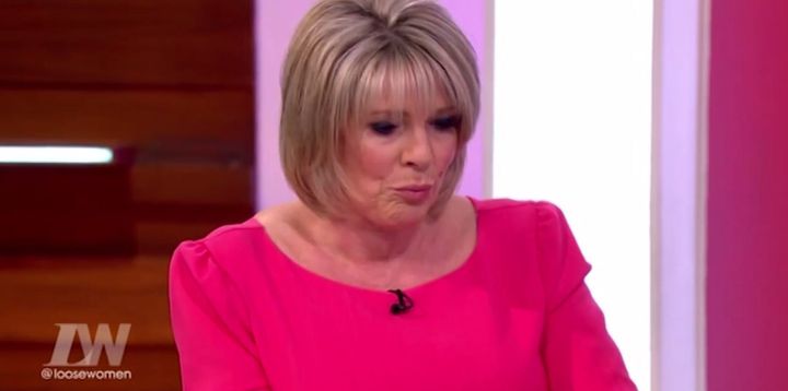 Ruth Langsford broke down in tears on 'Loose Women'