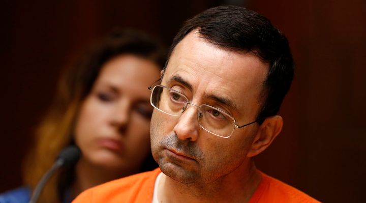 Former USA Gymnastics doctor Larry Nassar appears in court on June 23, 2017.