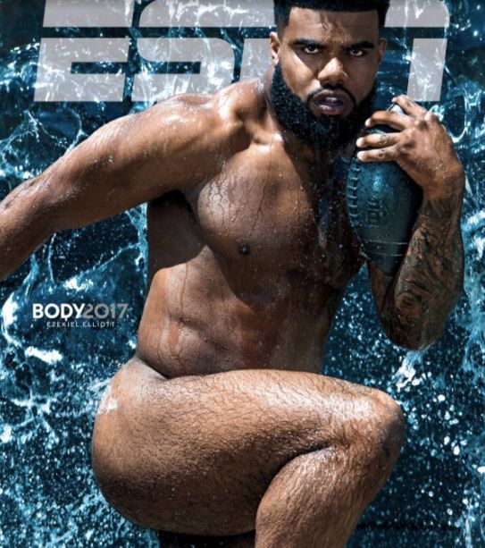 Cowboys running back Zeke Elliott graces the cover of the 2017 ESPN Body Issue. 