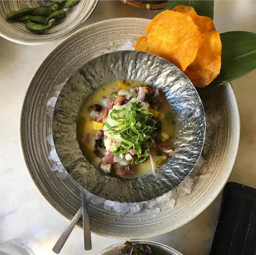 Watermelon ceviche