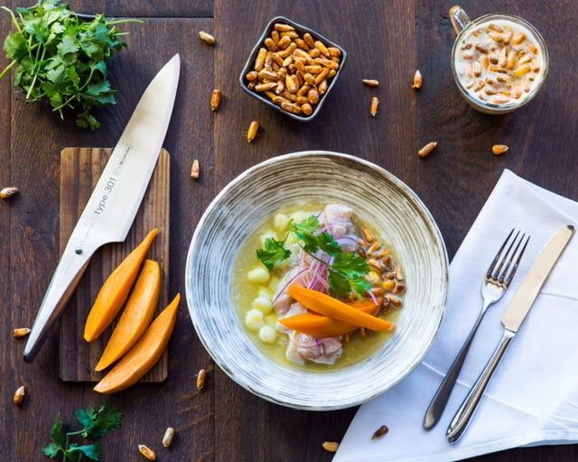 Traditional ceviche