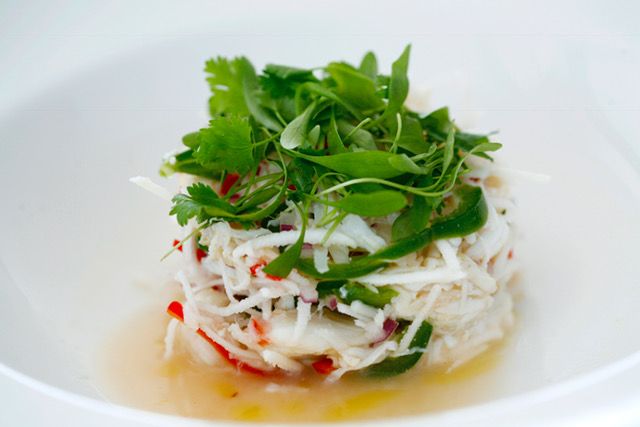 Lobster and crab coconut ceviche
