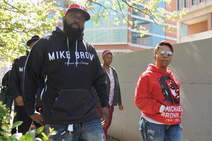 Michael Brown’s parents, Michael Brown Sr. and Lezley McSpadden.