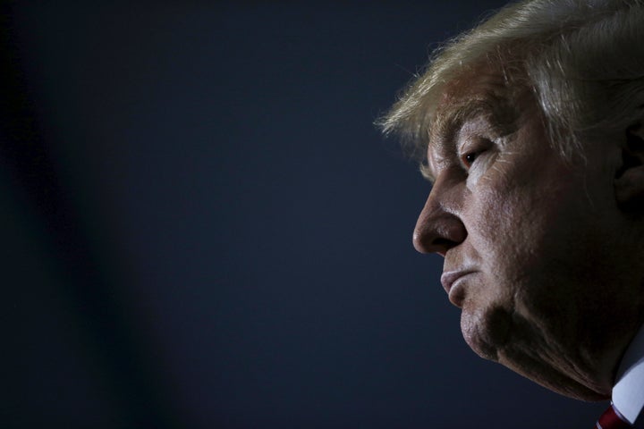 David French considered running as a third-party alternative to Donald Trump, above, in 2016. Before he even made a decision,