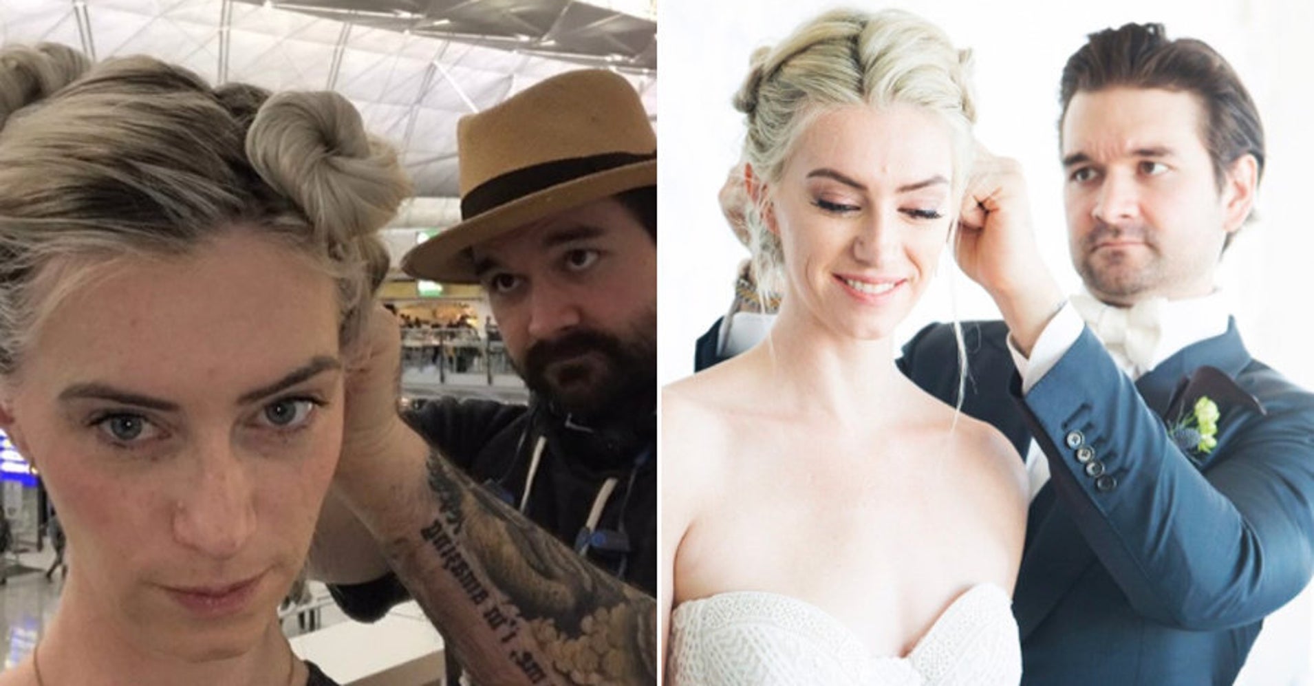 Hair Stylist Husband Is Doing His Wifes Hair Every Day For A Year Hair Stylist Husband Is Doing His Wifes Hair Every Day For A Year