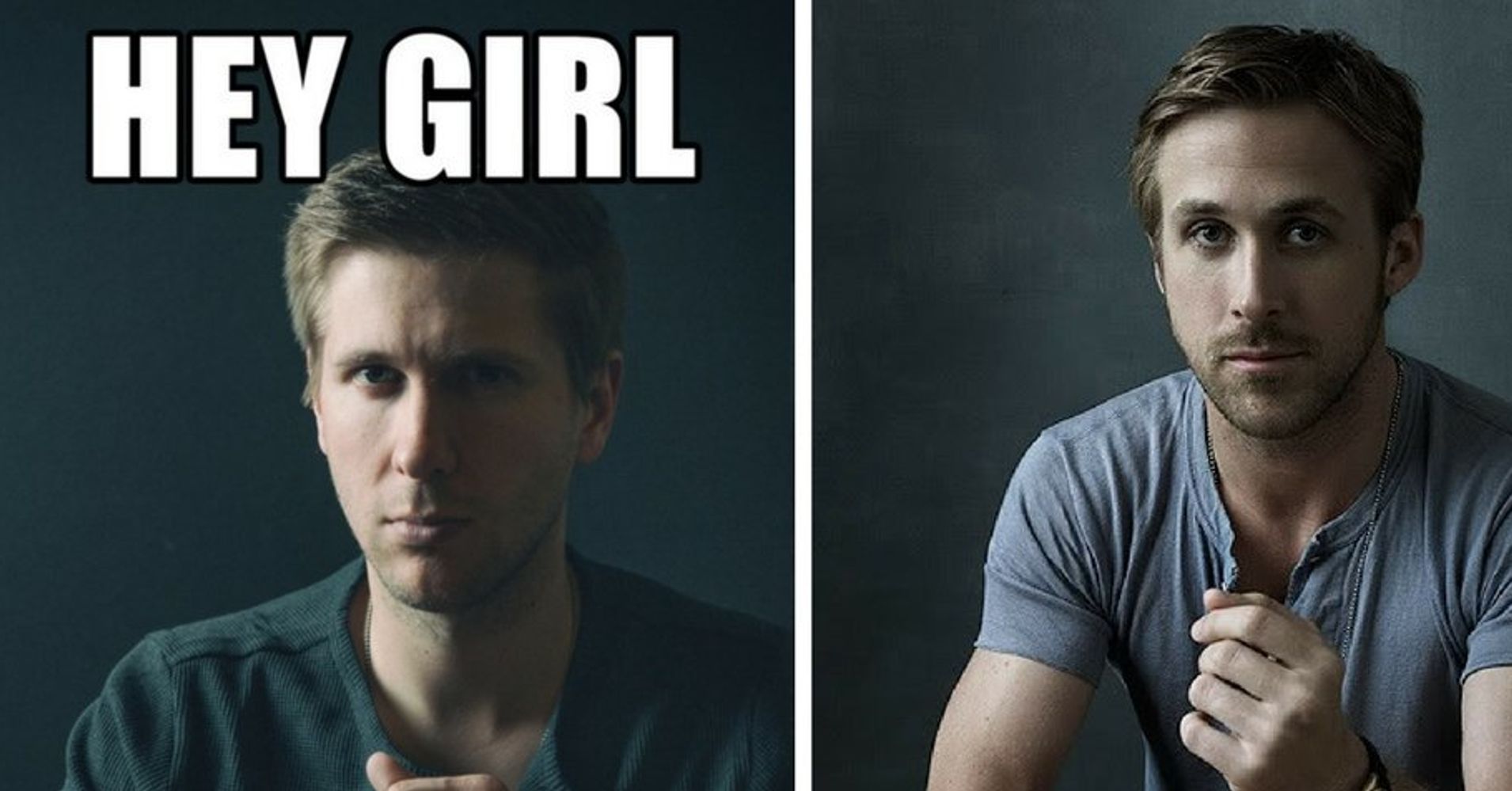 This Ryan Gosling Look Alike Recreated Some Hey Girl Memes For Wife Huffpost 3069