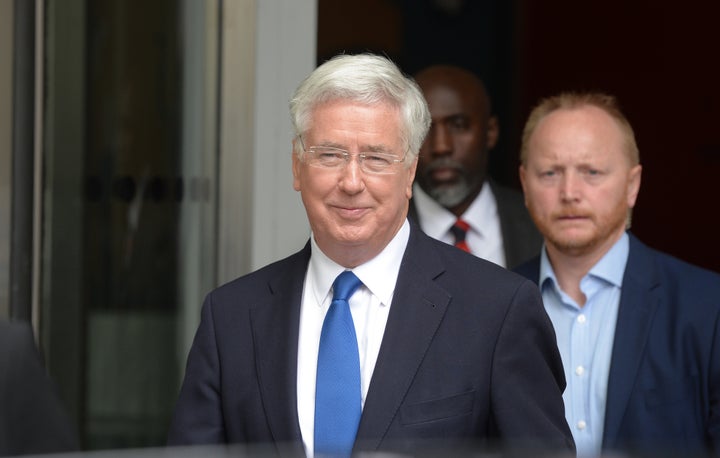 Defence Secretary Sir Michael Fallon.