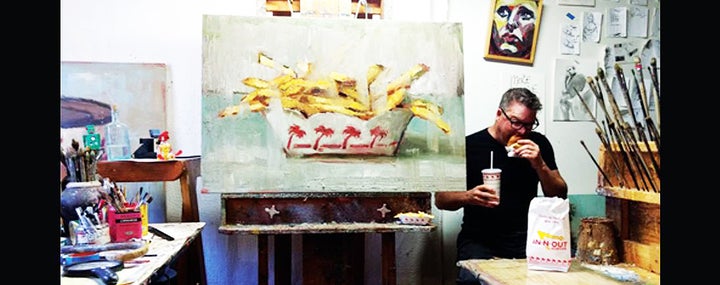 Bradford J. Salamon in his studio