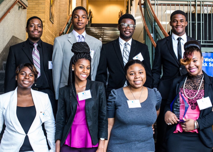 Interns in the Urban Alliance program.