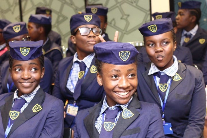 Girls from Lagos, Nigeria are among those taking part in the annual Technovation coding competition.