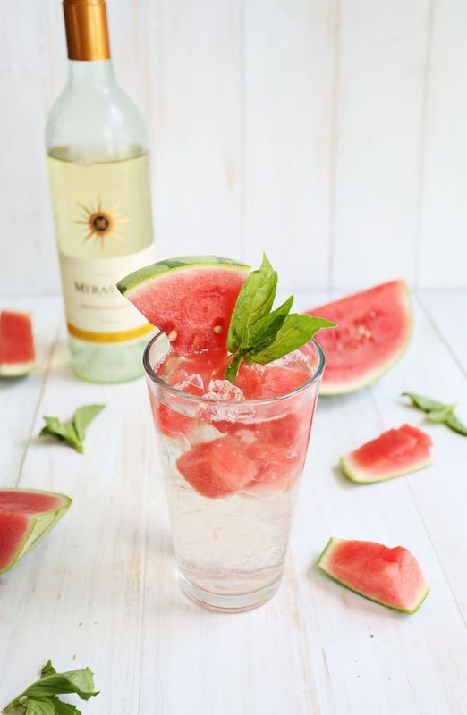 Get the Watermelon Basil Spritzer recipe from A Beautiful Mess