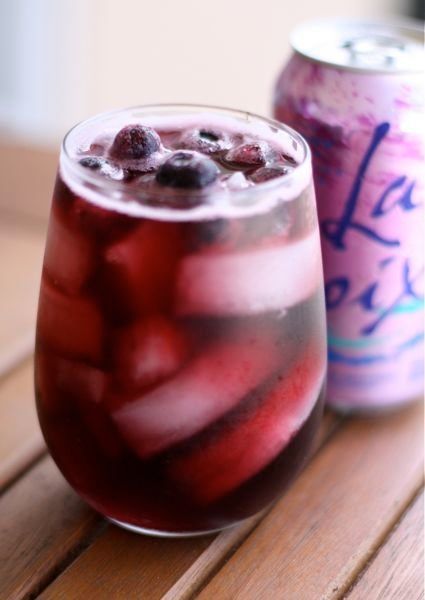 Get the Red Wine Berry Spritzer recipe from Aggie's Kitchen