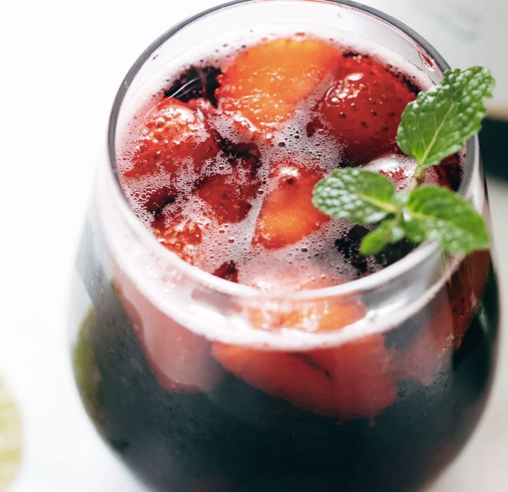 Get the Summer Berry Red Wine Spritzer recipe&nbsp;from My Food Story