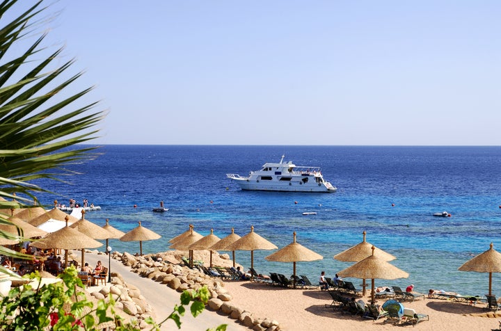 Naama Bay in Sharm el Sheikh. 