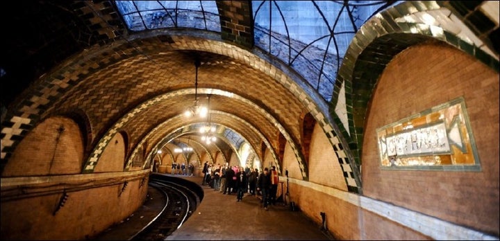 City Hall Station: one of the first stations opened by The Interborough Rapid Transit Subway (IRT). Photo by Fred Guenther