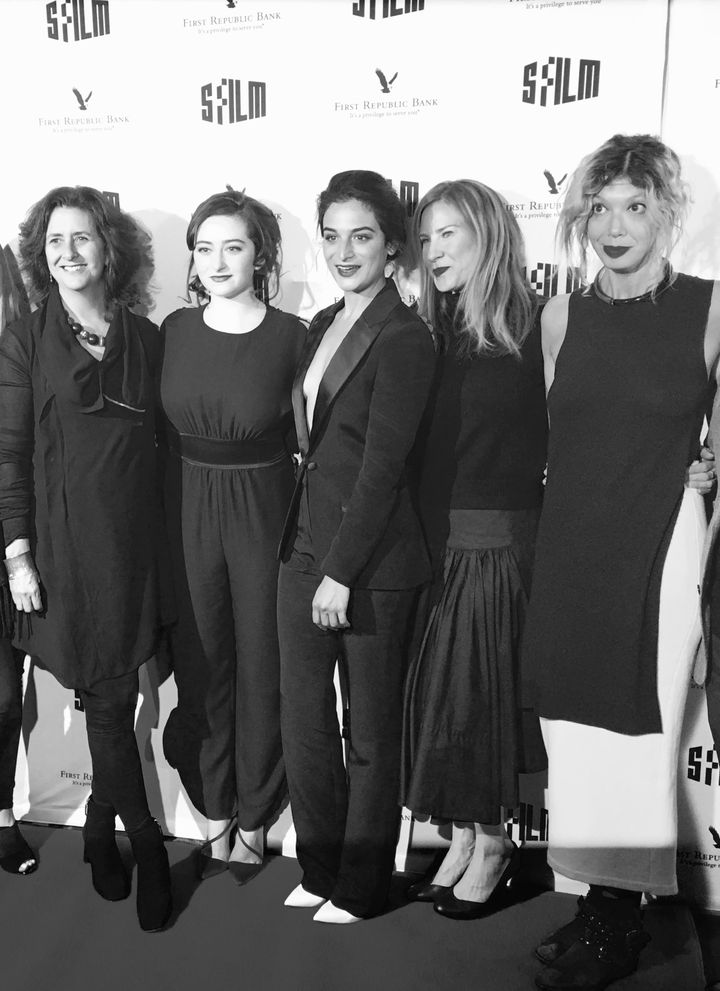 Gigi Pritzker, Abby Quinn, Jenny Slate, Rachel Shane, Elisabeth Holm at SFFILM’s 60th Anniversary Festival Opening Night Screening of, “Landline.”