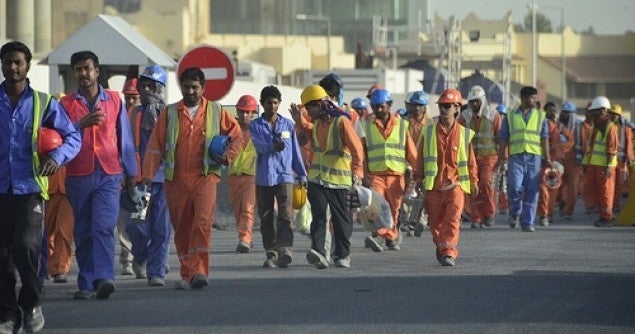 Workers in Qatar