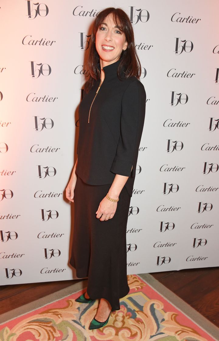 Cameron attending the Harper's Bazaar 150th anniversary party at The Ritz in May 