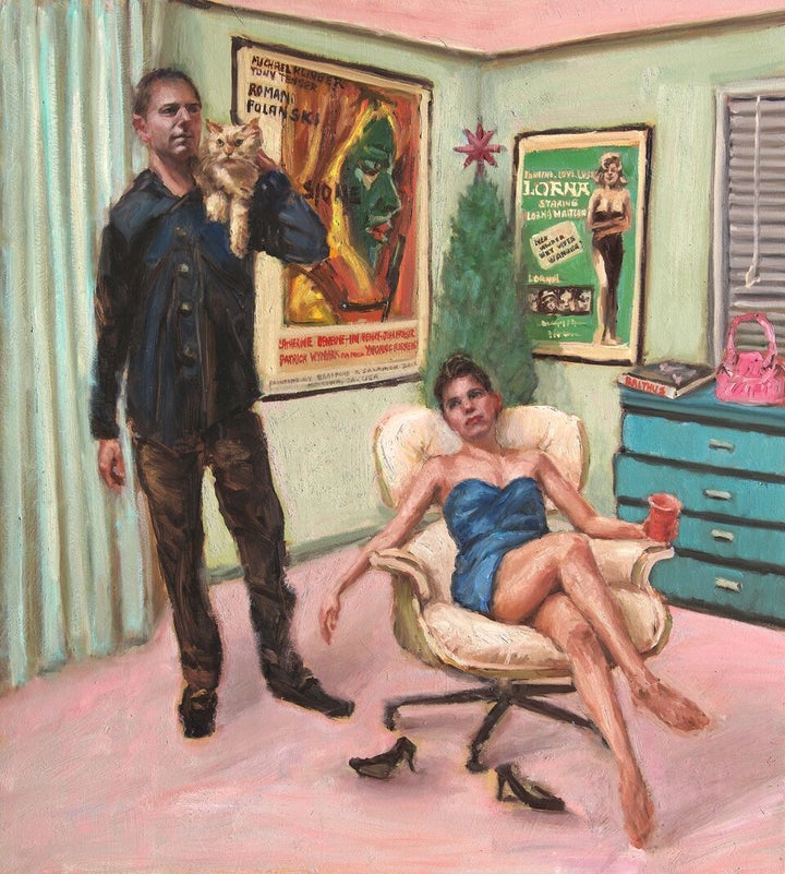 <p>Pink Purse, 45 x 40 inches</p>