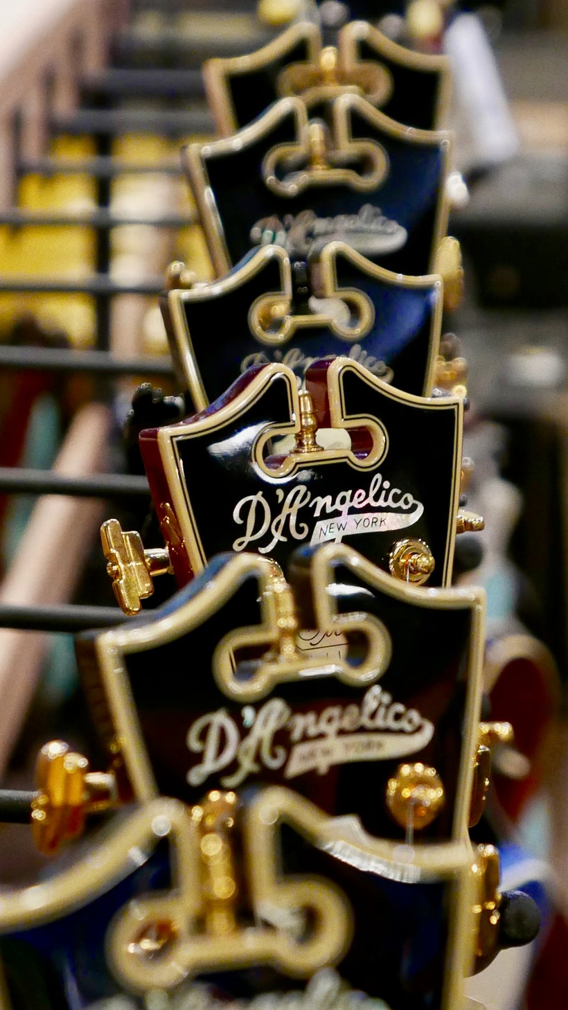 <strong>Guitars by the score at Carter’s.</strong>