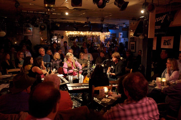 Get close to the songwriter/performers at the Bluebird Cafe.