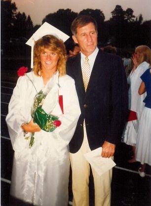 Bernard’s High School Graduation, June 19, 1987 with my awesome Dad.