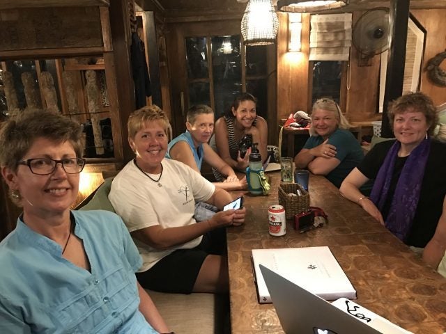 An incredible group of wonderful, bright, enthusiastic women!
