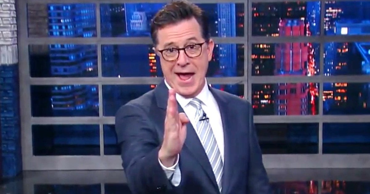 Stephen Colbert Serves Donald Trump A Meal From His Own ‘Buffet Of S**t ...