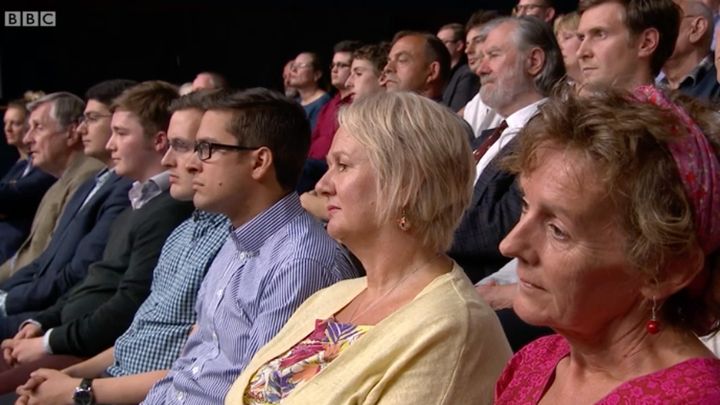Audience members quizzed Fox on public sector pay during Thursday's programme