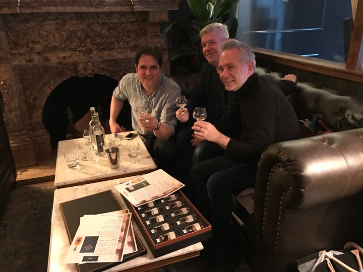 <p>From left: Tommy Tardie, Robert Haynes-Peterson, Tony Sachs. Three livers, one mission.</p>