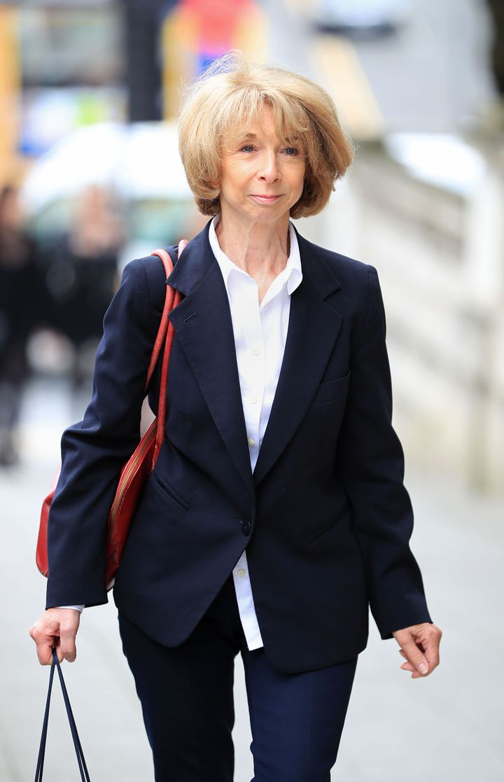 Helen Worth, who plays Gail McIntyre in Coronation Street, attended the funeral 