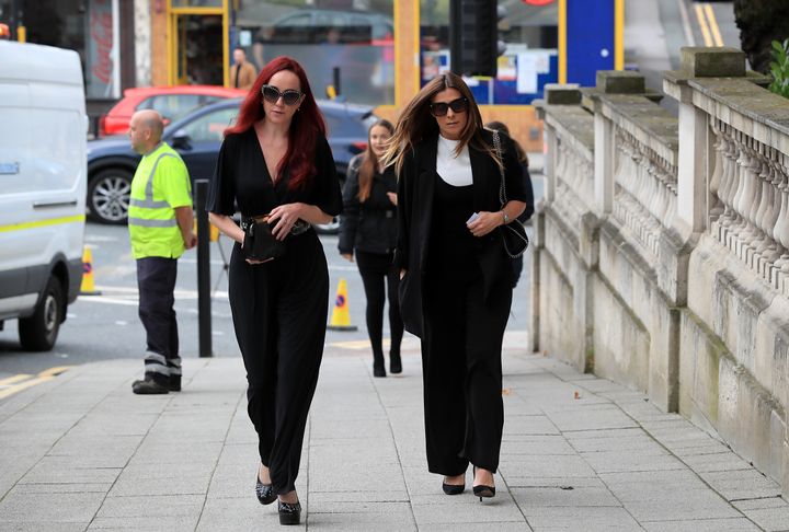 Kym Marsh was pictured arriving with Corrie producer Kate Oates 