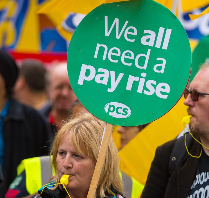 Public sector pay will hit a ten-year low if the Tory pay cap continues