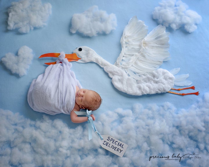 Angela Forker got into newborn photography after her first grandchild was born.