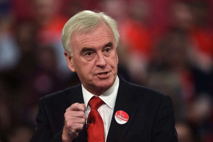 Shadow Chancellor John McDonnell