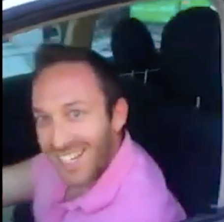Nuguid also captured the driver's license plate in her video.