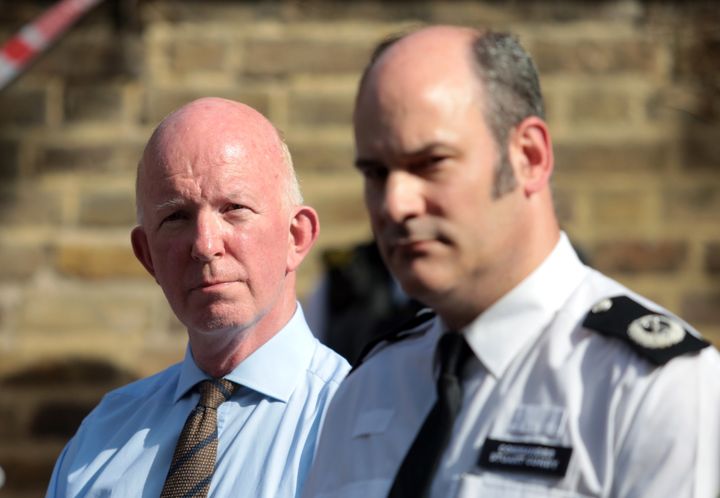 Nick Paget Brown (left, pictured with Metropolitan Police Commander Stuart Cundy), said he had to accept his 'share of the responsibility'