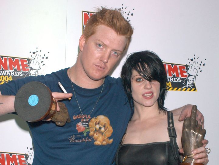 Josh Homme, left, and Brody Dalle, right, back in 2004.