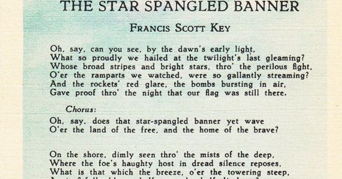 The Star-Spangled Banner, our National Anthem | HuffPost Contributor