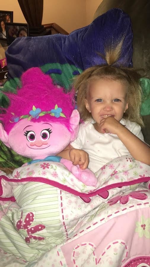 Phoebe's nickname is Poppy after a character in the movie "Trolls."