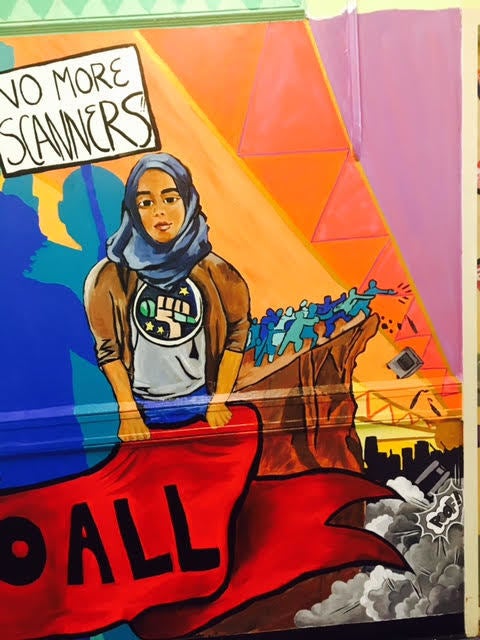 The PSC mural.