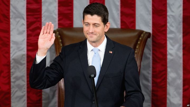 Members of Congress, such as Speaker of the House Paul Ryan (R-WI), take an Oath to defend the Constitution against all enemies foreign and domestic...so help them under God.