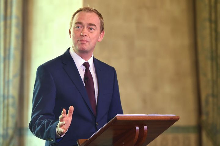 Tim Farron said he felt 'remaining faithful to Christ' was incompatible with leading his party.