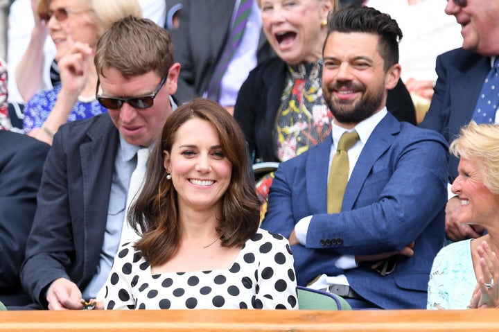 Catherine, Duchess of Cambridge attends the opening day of Wimbledon 2017 on 3 July 2017 in London, England.