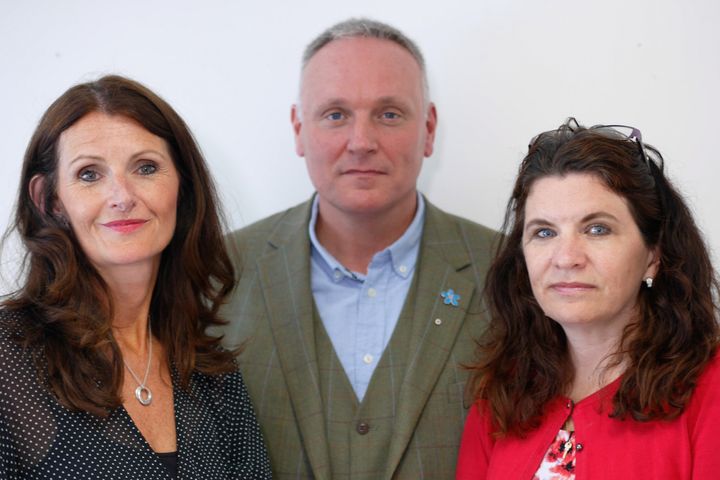 Michelle Bresnahan, Paul Gentryand Julia Styles, (Ailsa Sugrue was unavailable for the photoshoot).