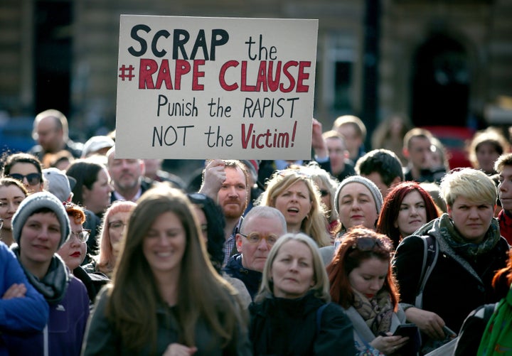 Campaigners fiercely oppose the rape clause and two-child family cap 